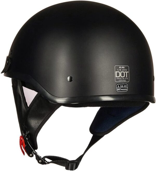 ILM Half Helmet Motorcycle Open Face Sun Visor Quick Release