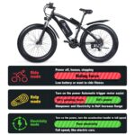 26" Fat Tire Electric Bike 48V 1000W Motor Snow Electric Bicycle