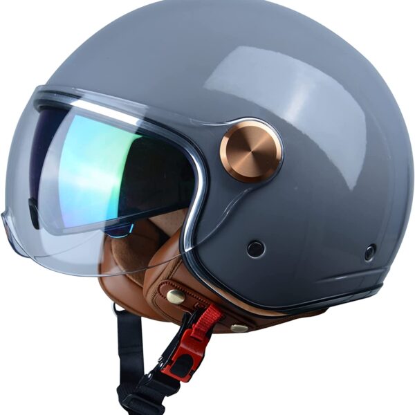 BEON Open Face Motorcycle Helmet for Adults