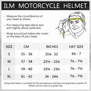 ILM Half Helmet Motorcycle Open Face Sun Visor Quick Release