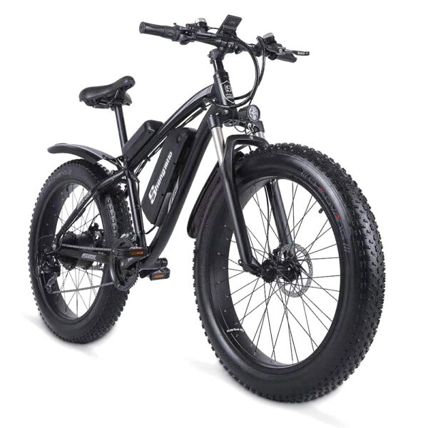 26" Fat Tire Electric Bike 48V 1000W Motor Snow Electric Bicycle