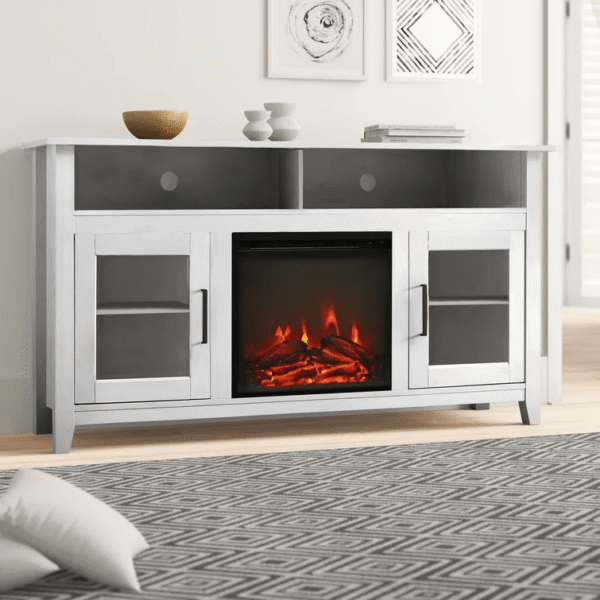 HOTSALES KOHN TV STAND FOR TVS UP TO 65 WITH FIREPLACE INCLUDED