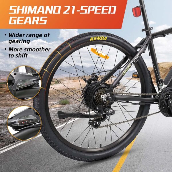 Electric Bike 750W 48V Mountain Ebikes 26" with 13AH Removable