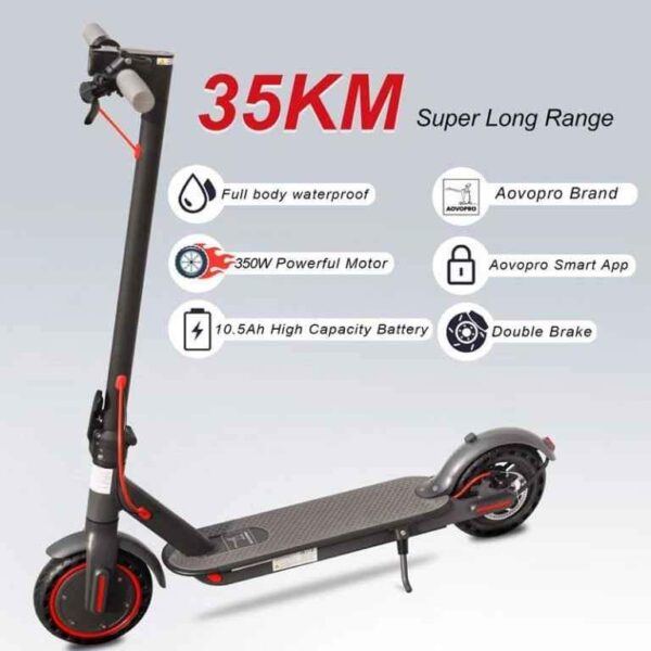 【Sports&Outdoors】AOVOPRO ELECTRIC SCOOTER M365