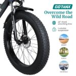 26" Electric Bike 4" Wide Fat Tire
