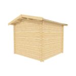 Shiba 8 ft. W x 8 ft. D Solid Wood Storage Shed