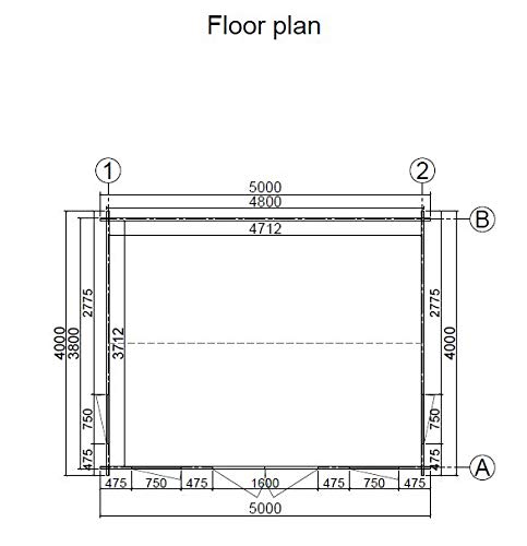 Log Cabin CLOCKHOUSE 4x3m