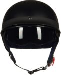ILM Half Helmet Motorcycle Open Face Sun Visor Quick Release
