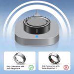 Charger Compatible with Aura-Ring 4 Size 7, Fast Charging Dock with USB-C Cable for Aura-Ring Accessories