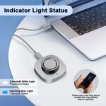 Charger Compatible with Aura-Ring 4 Size 7, Fast Charging Dock with USB-C Cable for Aura-Ring Accessories