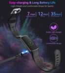 Smart Watch Fitness Tracker with 24/7 Heart Rate, Blood Oxygen Blood Pressure Monitor Sleep Tracker 120 Sports Modes Activity Trackers Step Calorie Counter IP68 Waterproof for Andriod iPhone Women Men