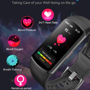 Smart Watch Fitness Tracker with 24/7 Heart Rate, Blood Oxygen Blood Pressure Monitor Sleep Tracker 120 Sports Modes Activity Trackers Step Calorie Counter IP68 Waterproof for Andriod iPhone Women Men