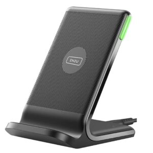 Foldable multi-functional portable stand with magnetic wireless charging suitable for mobile phones, smartwatches and Apple headphones
